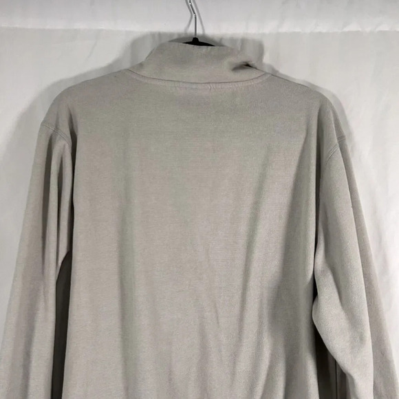 K State Wildcats Sweater Men's Large Grey 1/4 Zip Long Sleeve Mock NeckMV Sport - Picture 8 of 9